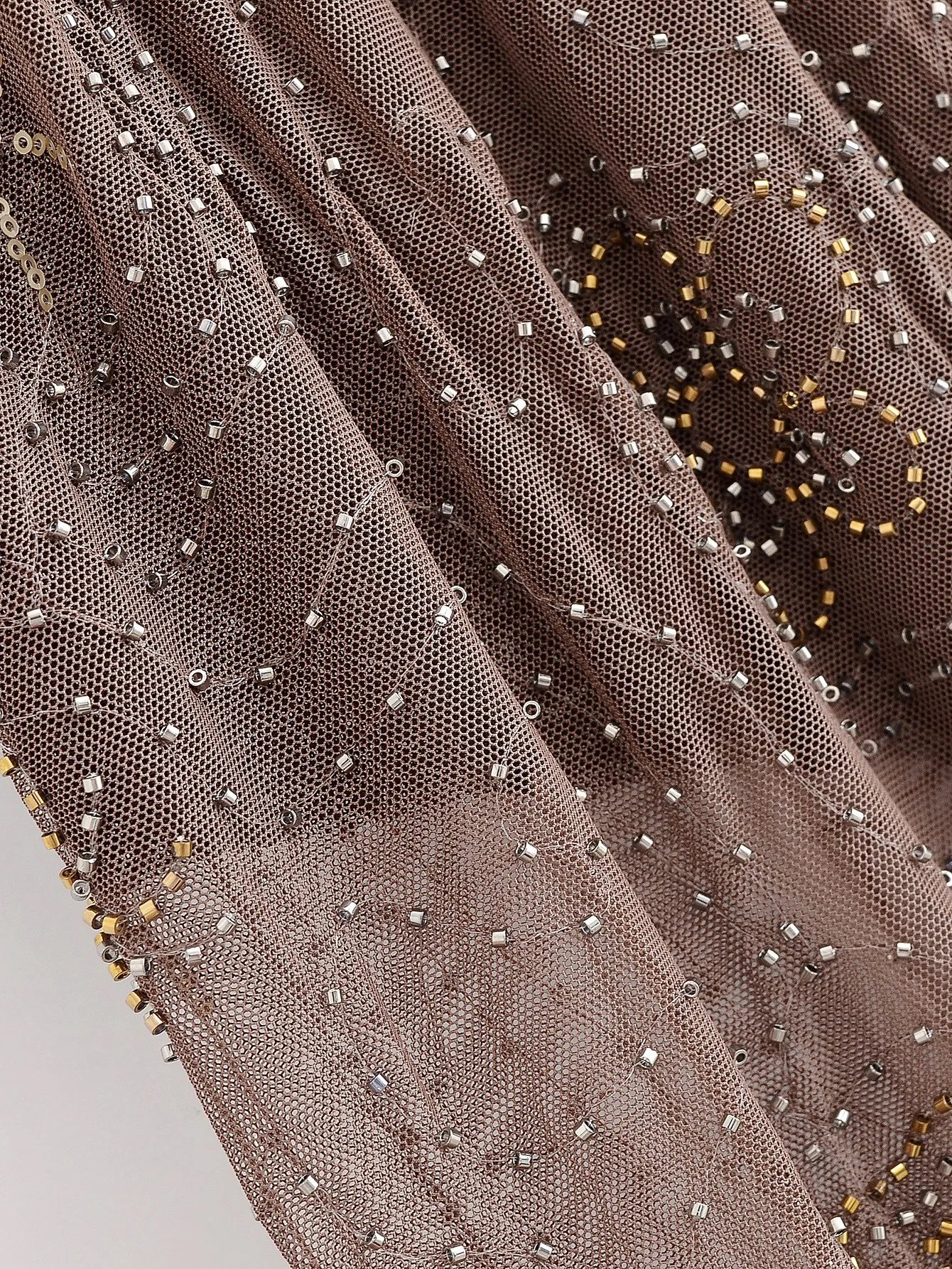 TRAFZA Sexy Chic Women Transparent Pants Sequins Straight Wide Leg Pants Fashion 2025 Spring Summer Holiday Party Trousers