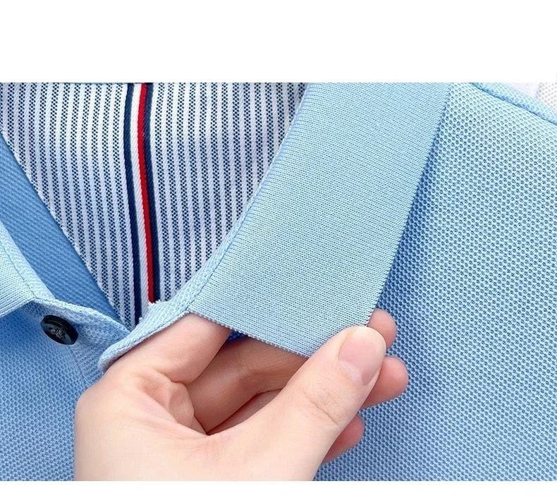 100% pure cotton high-end brand men's short sleeve polo shirt summer fashion original pony embroidery golf Paul casual T-shirt